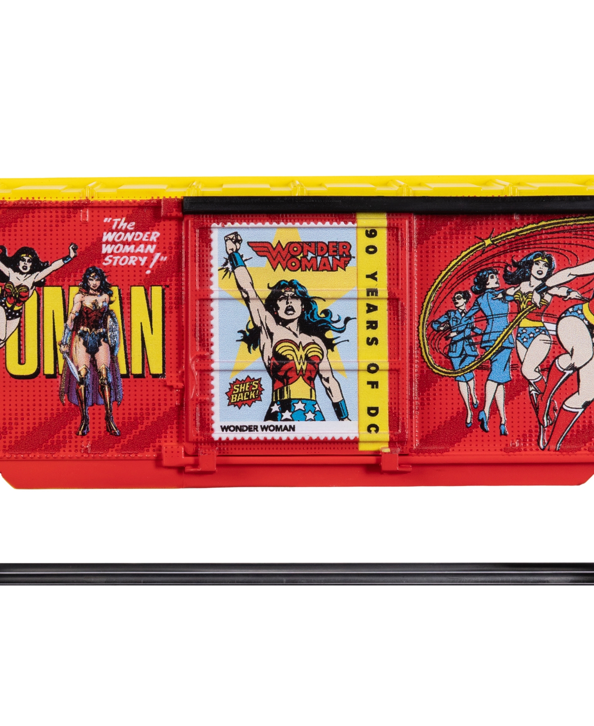 Lionel Dc Comics Wonder Woman and Dc O Gauge Model Train Boxcar