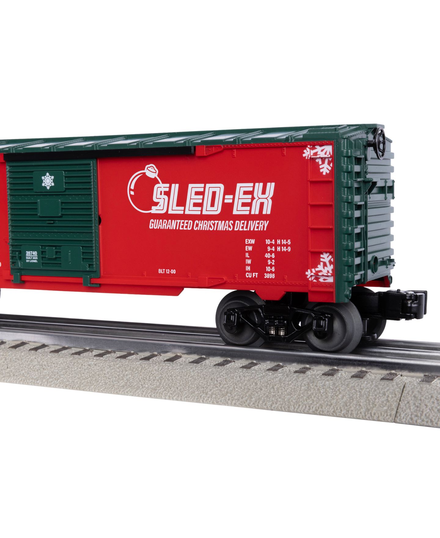 Детская игрушка Lionel Sled-Ex O Gauge Model Train Boxcar — фото 9