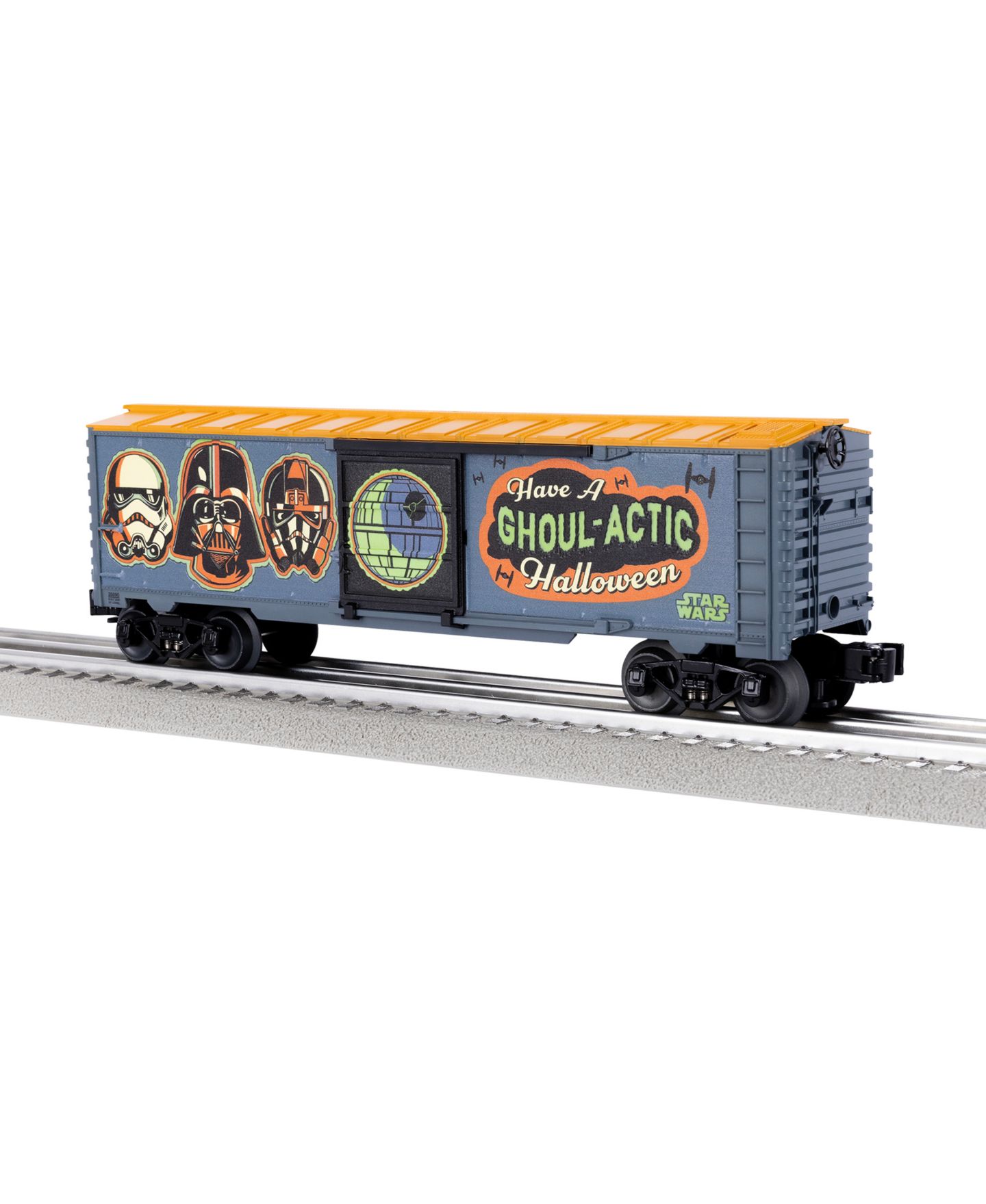 Детская игрушка Lionel O Gauge Star Wars Glow-in-the-Dark Model Train Boxcar — фото 1