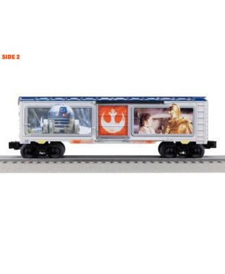 Disney Star Wars R2-D2 C-3PO Character O Gauge Model Train Boxcar