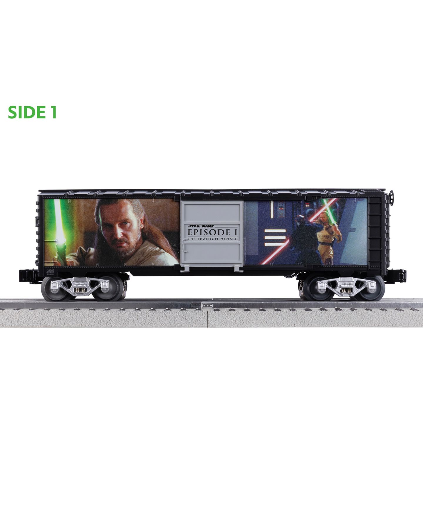 Детская игрушка Lionel Star Wars Lightsaber Series Darth Maul vs. Qui-Gon Jin Illuminated Boxcar — фото 11