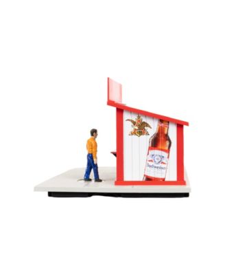 Anheuser Busch Budweiser Plug-Expand-Play Concession Stand O Gauge Model Train Accessory