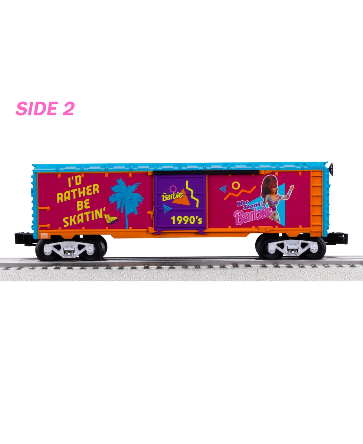 Lionel Barbie Mattel Barbie 1990s O Gauge Model Train Boxcar
