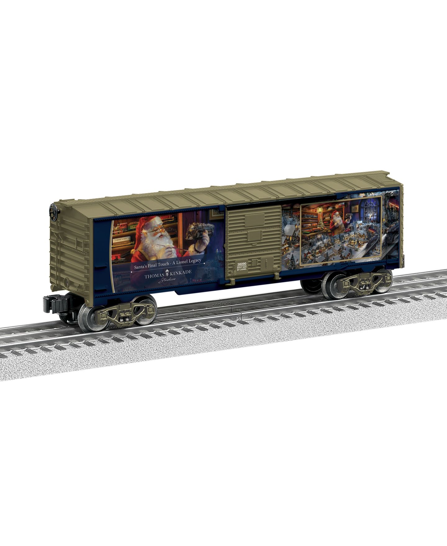 Детская игрушка Lionel Santa's Final Touch Legacy O Gauge Model Train Boxcar — фото 4