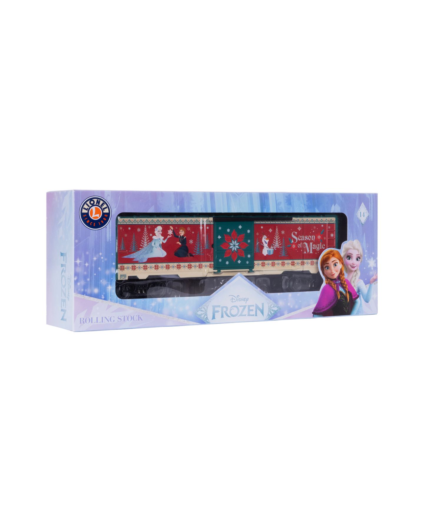 Детская игрушка Lionel Disney Frozen Holiday O Gauge Model Train Boxcar — фото 9