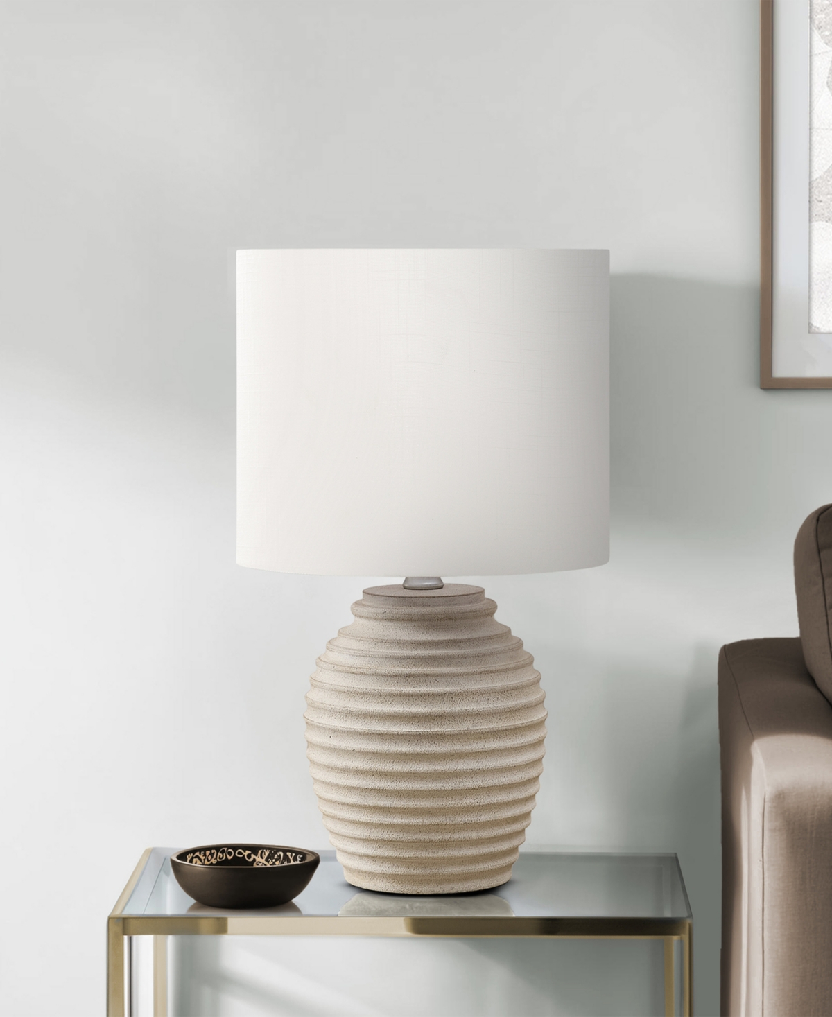 Monarch Specialties Lighting 17" Plastic Table Lamp