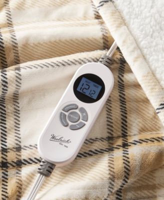 Print Plush to Sherpa Heated Throw, 50" x 60"