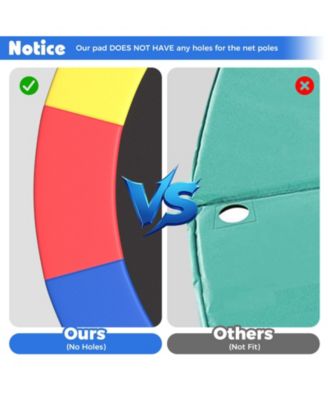 12FT Trampoline Replacement Safety Pad with Secure Fixing Straps