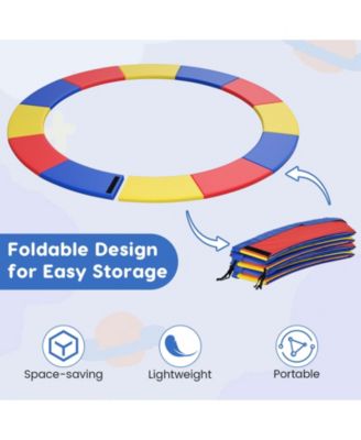 12FT Trampoline Replacement Safety Pad with Secure Fixing Straps