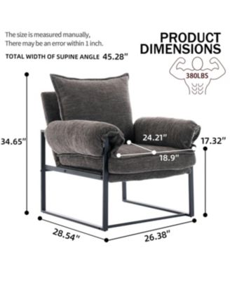 Adjustable recliner for resting, gaming, or reading (90-180).