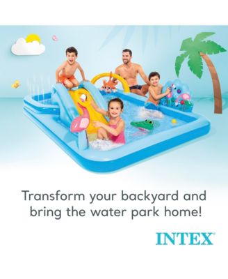 Inflatable Jungle Adventure Play Center & Plastic Fun Ballz, 100 Pack