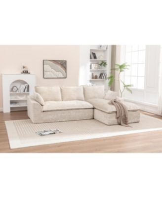 Streamdale 103" Cloud Sectional Couch with L-Shape Chaise, Modern Modular Sofa