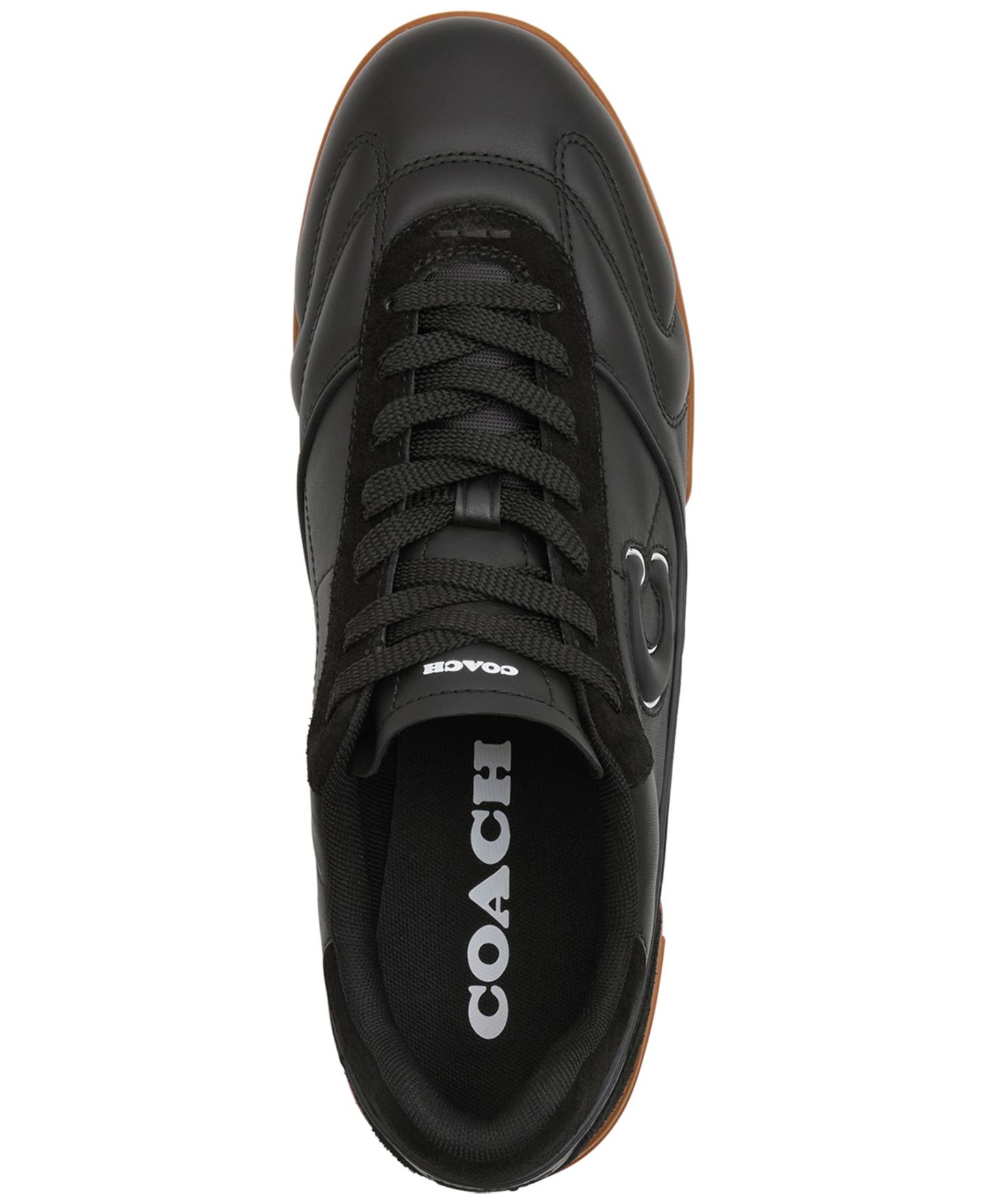 Мужские кроссовки COACH Match Lace-Up, цвет: Чёрный — фото 4
