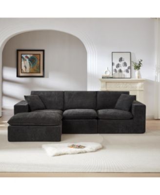 Streamdale Modern Chenille Cloud Sofa - Freely Combinable & Comfortable