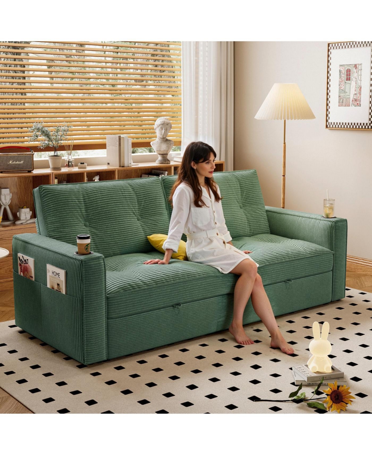 Streamdale Multi-Functional Convertible Sofa Bed 2-in-1 (for Sitting & Sleeping)