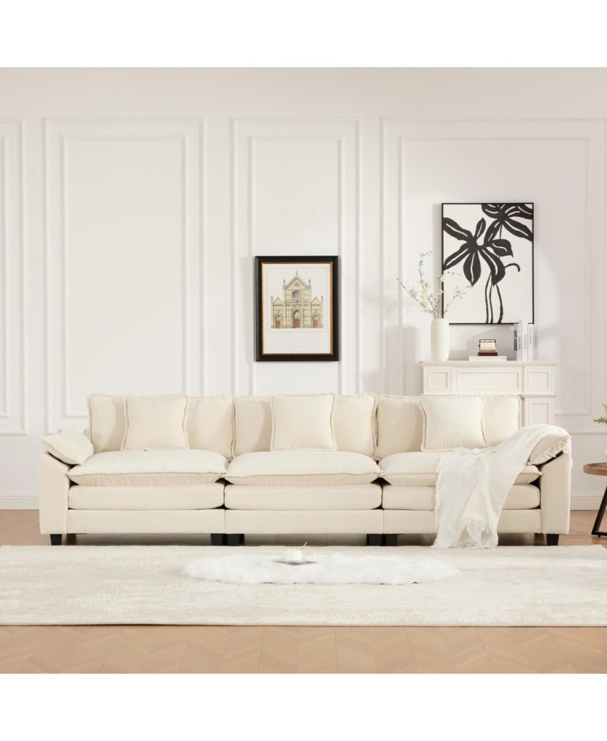 Streamdale Cloud Couch: Flexible, Modular Chenille Sofa for Ultimate Comfort