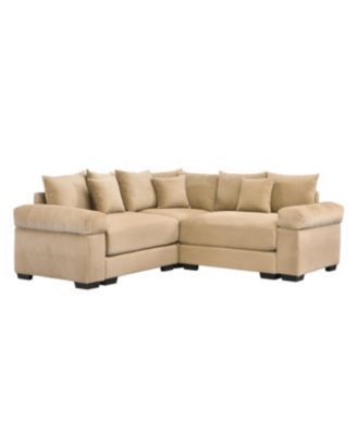 Streamdale Oversized Cloud Modular Sectional Couch, Convertible, Deep Seat, Camel