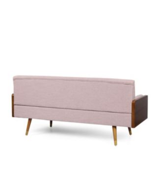 Aidan Mid-Century Modern Tufted Fabric Sofa