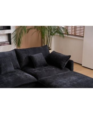 Streamdale Seven-piece sofa set with console, coffee table & 6 pillows