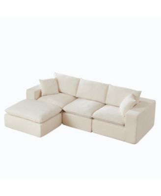 Streamdale Modern Chenille Cloud Sofa - Freely Combinable & Comfortable