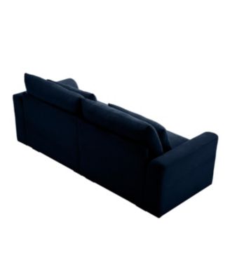 Streamdale Modern 2 Seater Corduroy Sofa with Armrests for Living Room, Blue