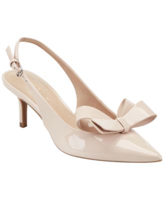 Marc Fisher Women's Allon Bow Slingback Pumps - Macy's