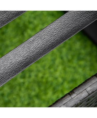 Rat Rock Chair with Ergonomic Design, Indoor&Outdoor Aluminum