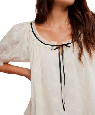 Women's Juno Short Puff-Sleeve Mini Dress