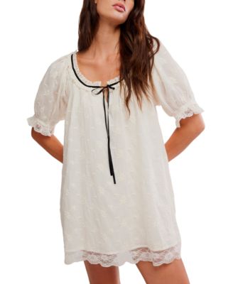 Women's Juno Short Puff-Sleeve Mini Dress