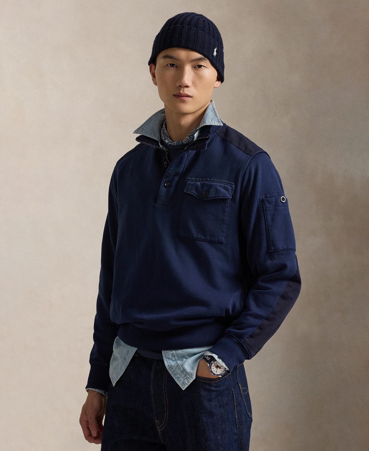 Polo Ralph Lauren Men's Long-Sleeve Spectre Loopback Sweatshirt