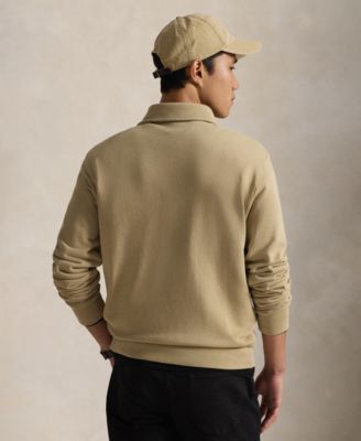 Men's Long-Sleeve Collared Sweatshirt