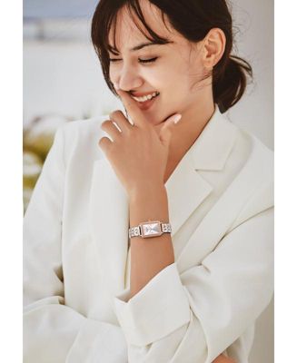 Women's Crystals Stainless Steel Bracelet Watch 22×28mm Westminster Victoria Hyde