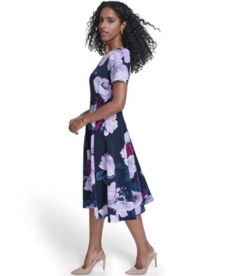 Women's Crewneck Midi Dress