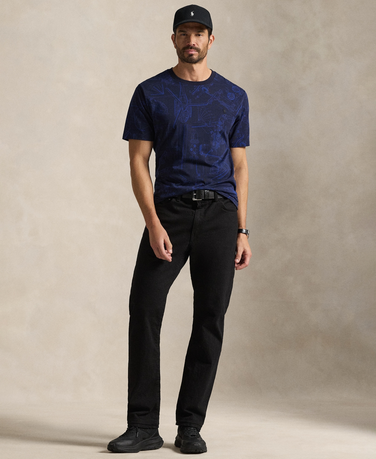 Polo Ralph Lauren Men's Big & Tall Short-Sleeve Printed T-Shirt