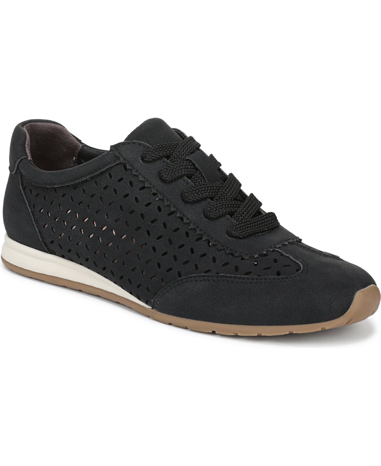 Женские кроссовки LifeStride Forsythia Lace-Up, цвет: Чёрная искусственная кожа — фото 1