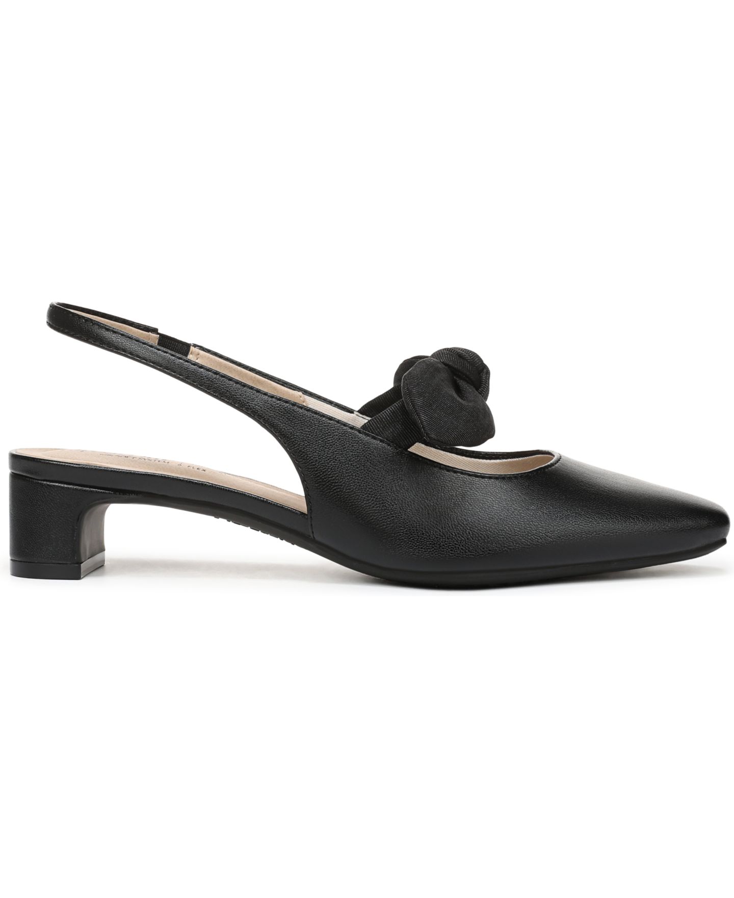 Женские туфли LifeStride Lucia Slingback Pumps, цвет: Чёрная искусственная кожа — фото 2
