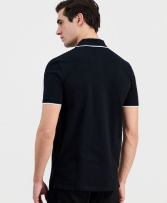 Men's Dinoso Contrast-Tip Polo Shirt