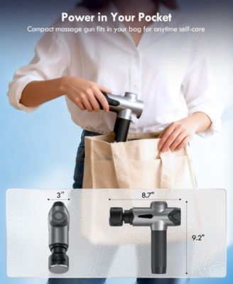 Hot and Cold Deep Tissue Percussion Massager with 7 Massage Heads