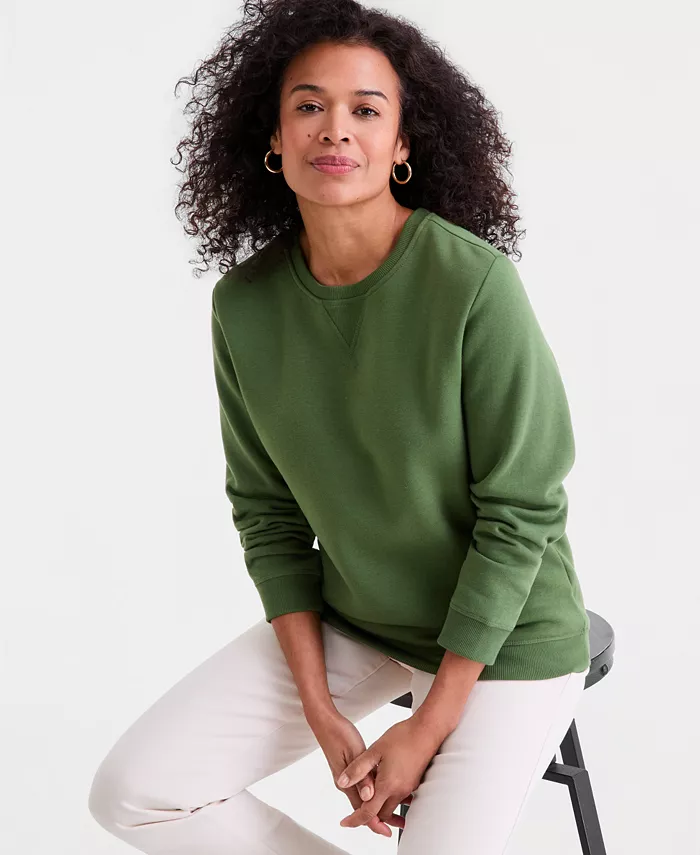 Women's Long-Sleeve Crewneck Sweatshirt - thumbnail 5
