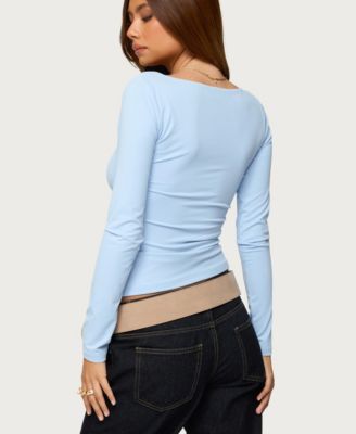 Women's Lovie Fitted Square Neck Top
