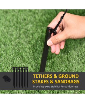 6' Lighted Snowman 3 Penguin Inflatable Yard Decor Holiday