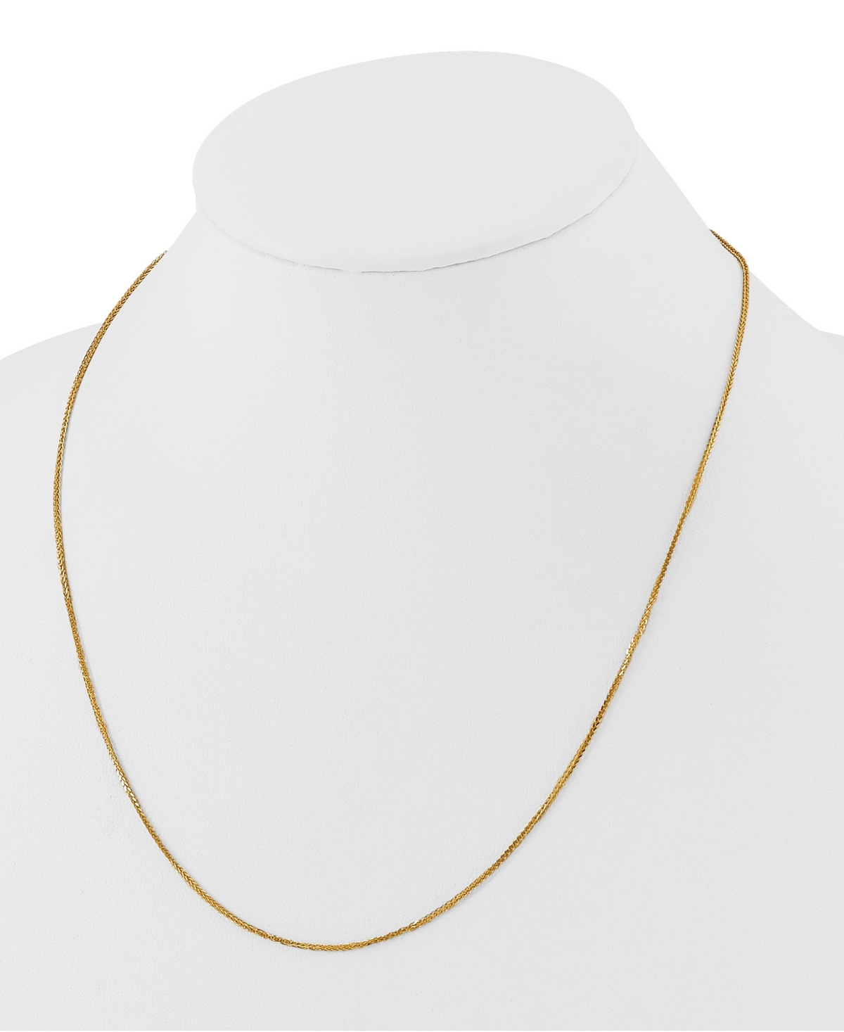 Macy's Wheat Chain Necklace in 24K Yellow Gold