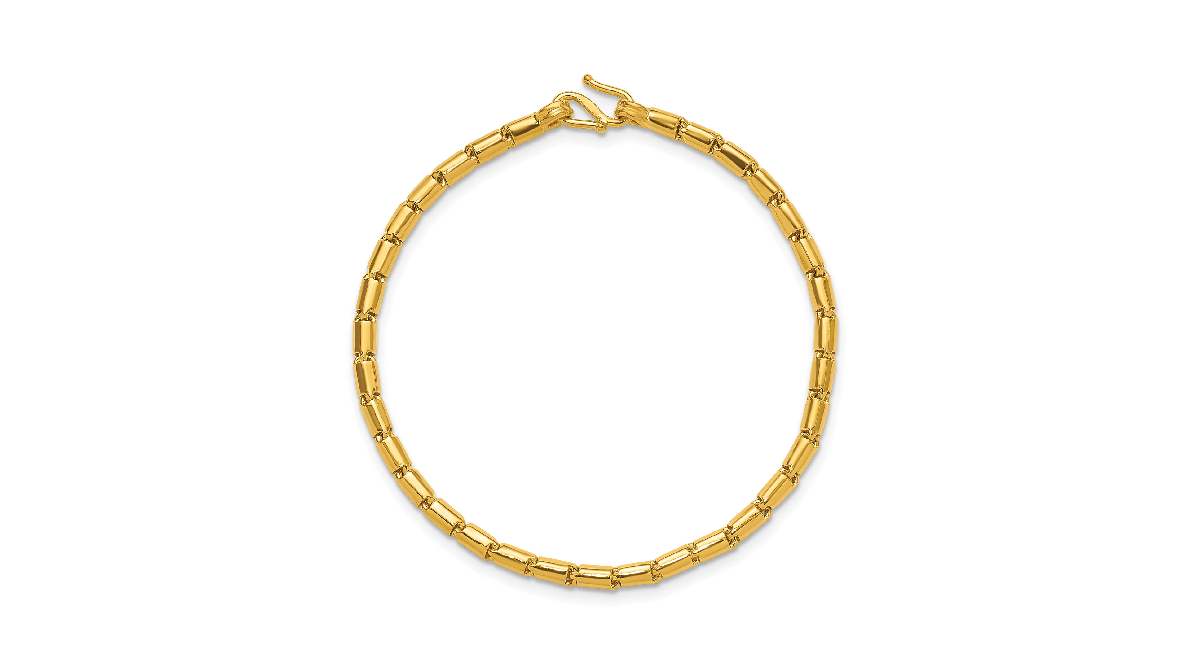 Macy's Round Barrel Chain Bracelet in 24k Yellow Gold