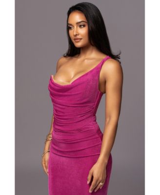 Women's Slinky Krishna One Shoulder Maxi Dress