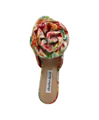 Womens Kayla Floral Dress Heel