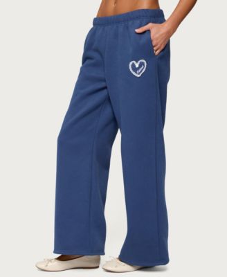 Women's Love Wide Leg Sweatpants