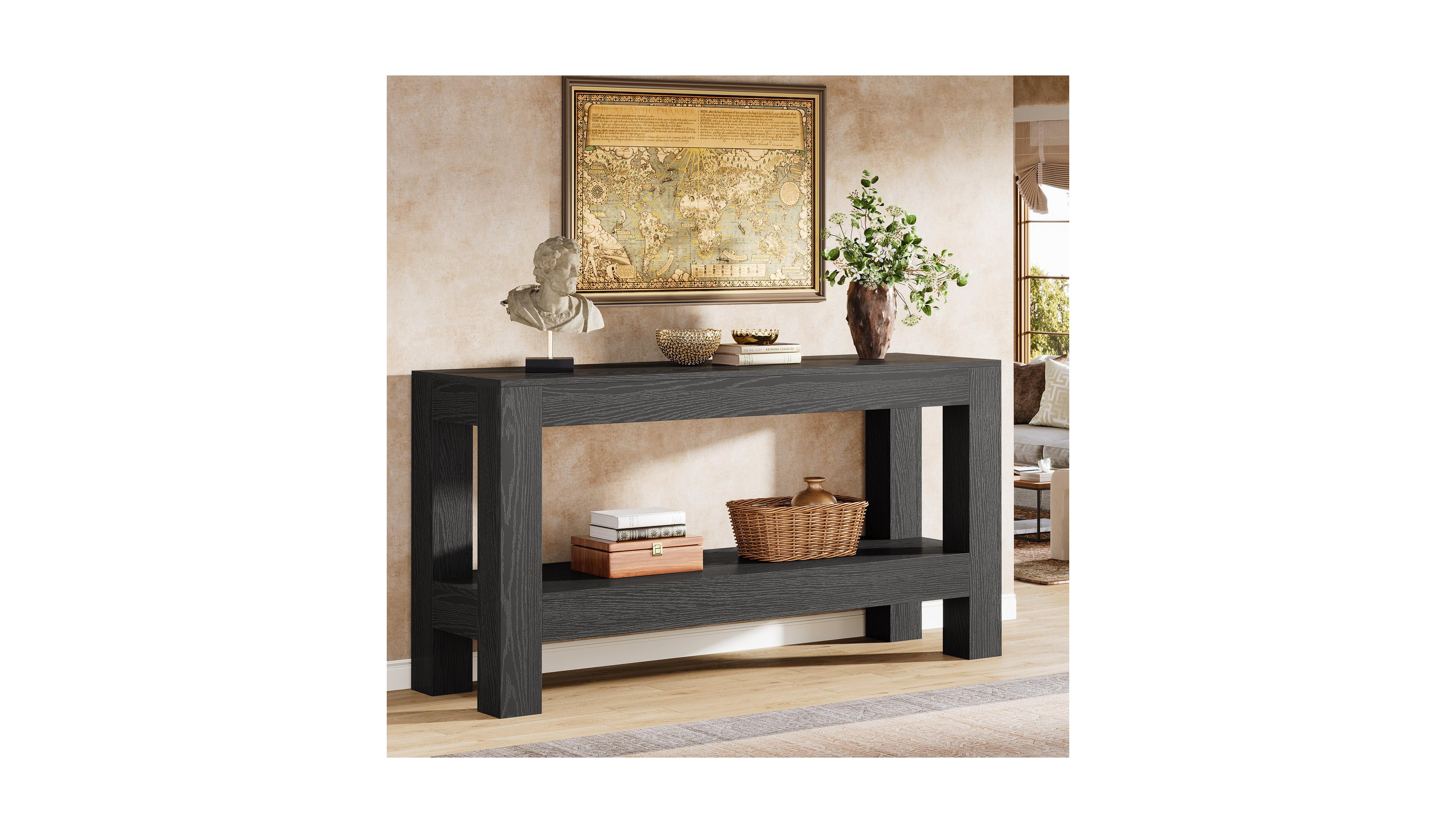 Tribesigns 63-Inch Wood Entryway Table