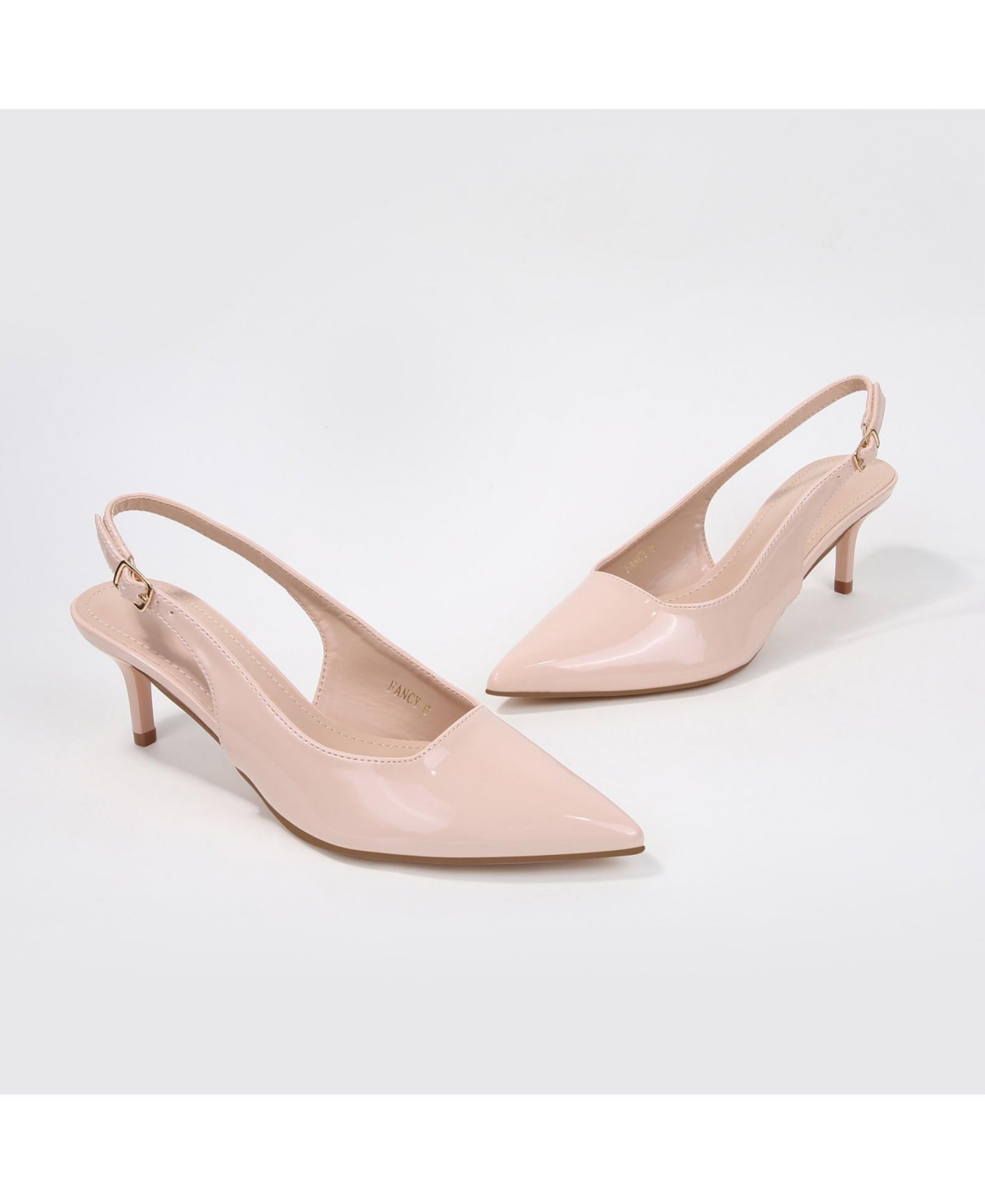 Berness Fancy Slingback Kitten Heels