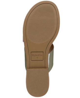 Satinne Toe-Ring Thong Casual Sandals, Created for Macy's