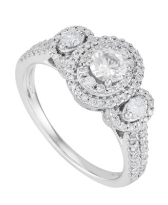 Macy's - Diamond Engagement Ring (1 ct. t.w.) in 10K White Gold